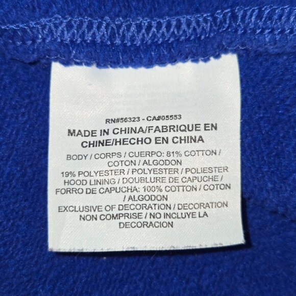 Men's Medium 76ers Nike Hooded Sweatshirt, Royal Blue, Embroidered Logo - Picture 5 of 5